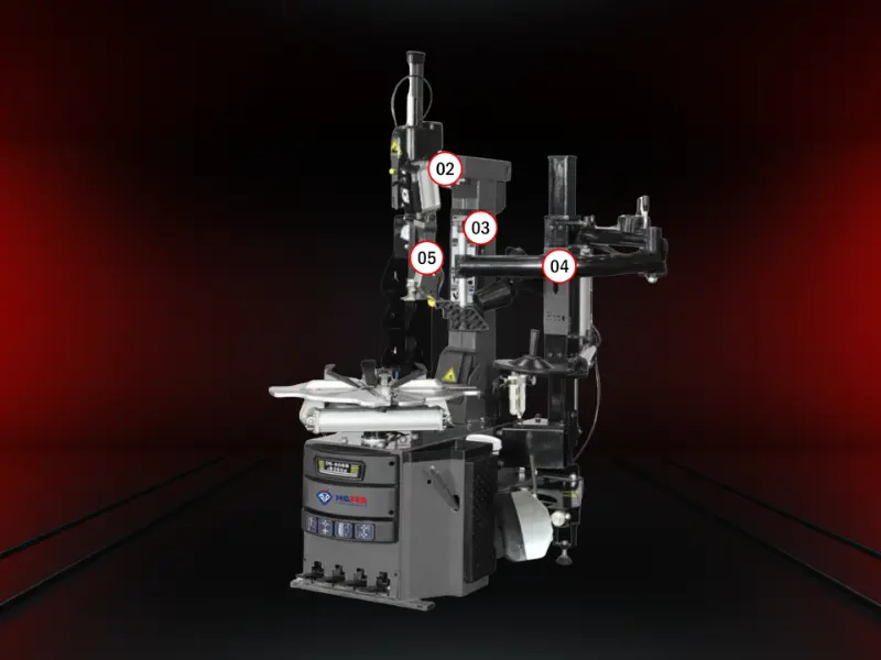 Desmontadora de Pneus DS-806BS+B350A Mgfer